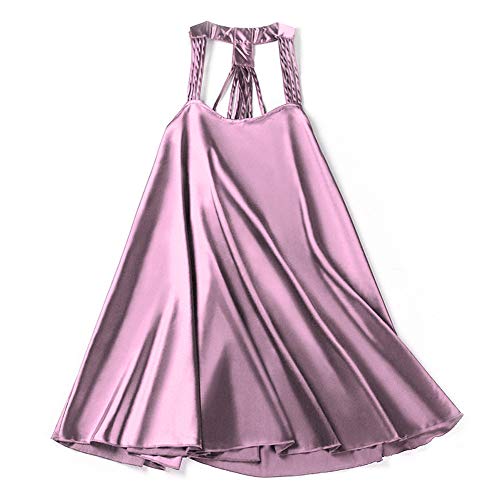 MU2827924 Hueca Servicio a Domicilio Hueco Abierto un Sexo Pijamas Abanico de Seda señoras del Vestido de Noche de simulación de atrás de Estilos de la Correa del Verano,Azul