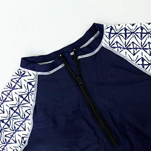 Mujer Bañador de Manga Larga de una Sola Pieza con Estampado Vintage para Surf,Internet_Estilo Deportivo Delgado Bikini de una Pieza Traje de baño,Liquidación Bikini brasileño niña Push up Bodys Mono