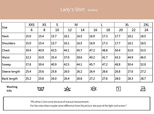 Mujer Camisa Básica de Algodón - Camisa Blusa Casual de Algodón de Manga Larga Informal con Cierre de Botón Delgado Formal, Ideal para Oficina/Trabajo/Entrevista (EU52, Rosa)