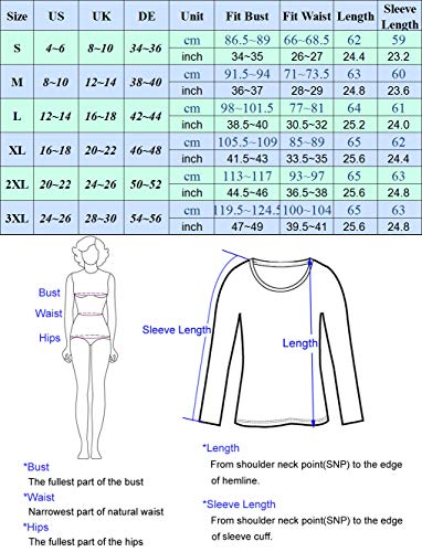 Mujer Elegante Camiseta Transparente Camisa de Manga Larga Cuello Redondo de Malla Slim fit Rosa S CL011046-6