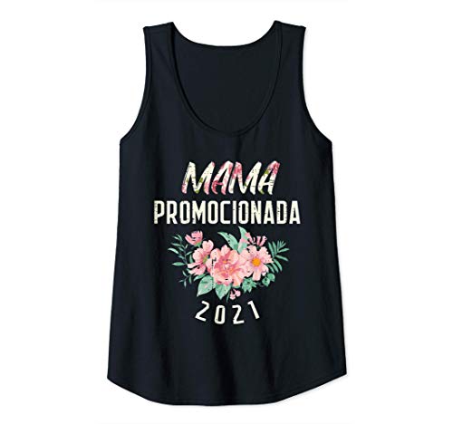 Mujer Mama Promocion 2021 Futura Anuncio Embarazo Mujer Regalo Camiseta sin Mangas