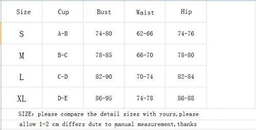 Mujeres Bikini Push Up Relleno Relleno Strappy Halter bañador de Dos Piezas Trajes de baño Individualidad reuniendo Soporte de Acero Dividido