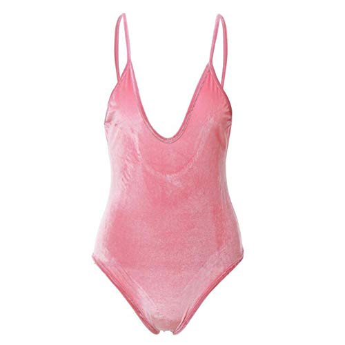 Mujeres Bodystock Terciopelo Sin Espalda Mangas Traje Ballet De Clásico Sin Bodycon Chicos Mamelucos Mono Entrenamiento Damas Cuerpo Deporte Joven Moda Casual Colores Sólidos