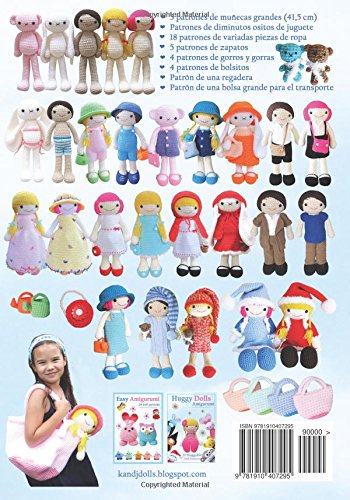 Muñecas con Vestidos: Patrones de Amigurumi en Ganchillo (Patrones de amigurumi en ganchillo de Sayjai)