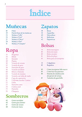 Muñecas con Vestidos: Patrones de Amigurumi en Ganchillo (Patrones de amigurumi en ganchillo de Sayjai)