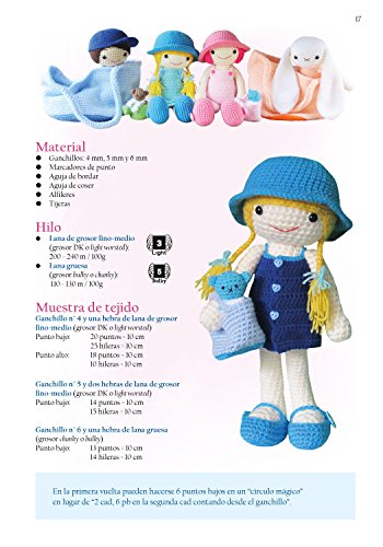 Muñecas con Vestidos: Patrones de Amigurumi en Ganchillo (Patrones de amigurumi en ganchillo de Sayjai)