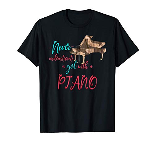 Música Clásica Regalo Para Las Chicas Pianistas Piano Camiseta