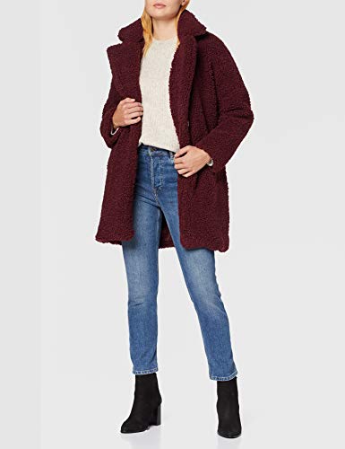 Naf Naf Biprotest Abrigo, Morado (Prune 734), 40 para Mujer