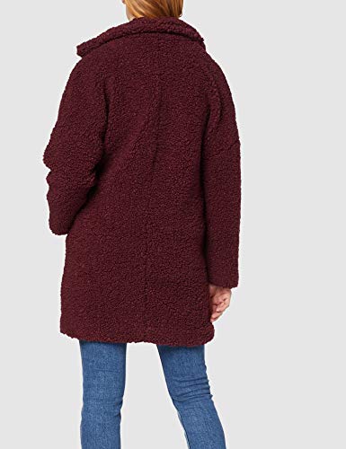 Naf Naf Biprotest Abrigo, Morado (Prune 734), 40 para Mujer