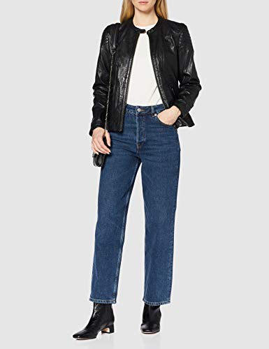 Naf Naf Clim Chaqueta, Negro (Noir 625), 38 para Mujer