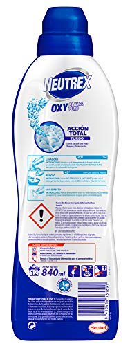 Neutrex Quitamanchas Gel Oxy Blanco Puro Botella 840 ml, Pack de 3, Total 2.520ml