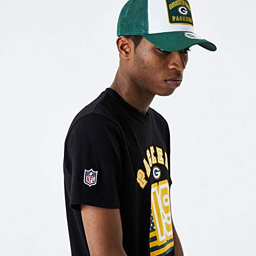New Era Camiseta Green Bay Packers Modelo NFL Flag Number tee GREPAC Marca
