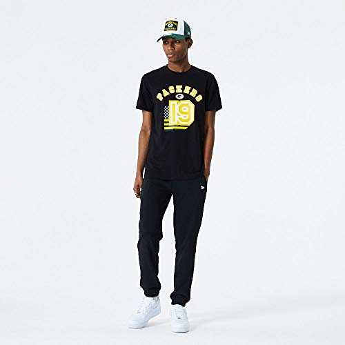 New Era Camiseta Green Bay Packers Modelo NFL Flag Number tee GREPAC Marca