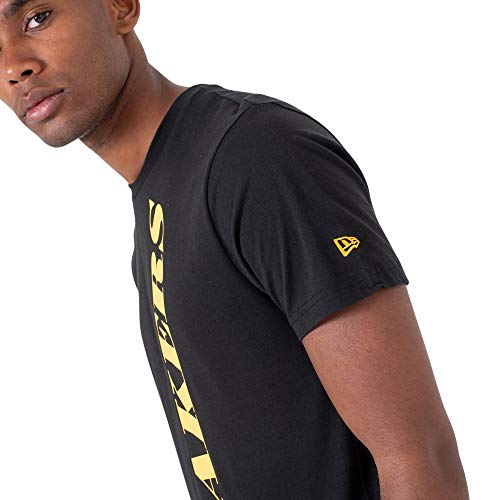 New Era Camiseta para Hombre Los Angeles Lakers, Hombre, 12033444, Negro, Extra-Large