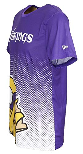 New Era Minnesota Vikings T Shirt/tee NFL Gradient tee Purple - L