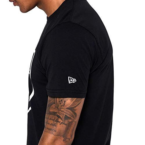 New Era Ne96196Fa14 Team Logo Oakrai Camiseta, Hombre, Negro, M, Negro, M