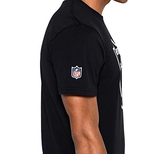 New Era Ne96196Fa14 Team Logo Oakrai Camiseta, Hombre, Negro, M, Negro, M