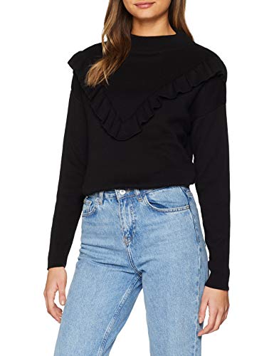 New Look 5116512 Vestido, Negro, 36 para Mujer