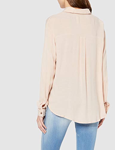 New Look F Chelsea 2PKT CHEESECL Shirt Camisa, Rosa (Rosa Pálido 72), 10 (Size: 10) para Mujer