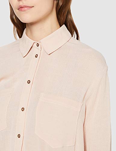 New Look F Chelsea 2PKT CHEESECL Shirt Camisa, Rosa (Rosa Pálido 72), 10 (Size: 10) para Mujer