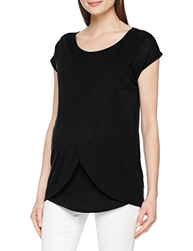 New Look Maternity Nursing Wrap Camiseta, Negro (Black), 36 (Talla del Fabricante: 8) para Mujer