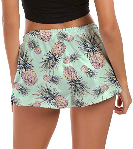 NEWISTAR - Bañador corto para mujer, diseño con gráficos 3D, secado rápido, para playa, verano, tiempo libre, gimnasio, yoga, etc. Flamingo1. 38-40