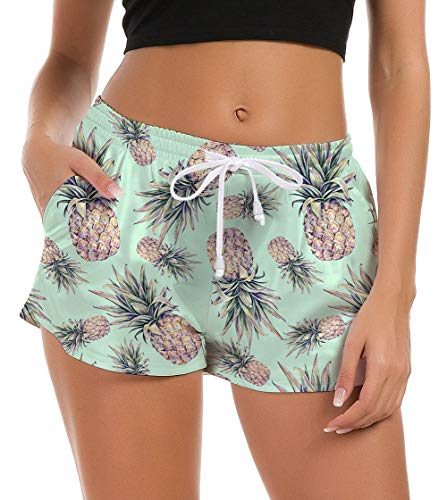 NEWISTAR - Bañador corto para mujer, diseño con gráficos 3D, secado rápido, para playa, verano, tiempo libre, gimnasio, yoga, etc. Flamingo1. 38-40