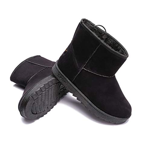 NICOLIE Botas De Calefacción Eléctrica De Invierno Zapatos De Nieve para Mujer Plantillas con Calefacción USB Power Warmer - Negro - 38