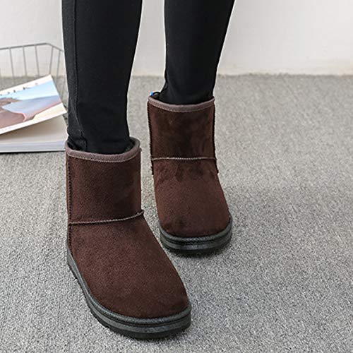NICOLIE Botas De Calefacción Eléctrica De Invierno Zapatos De Nieve para Mujer Plantillas con Calefacción USB Power Warmer - Negro - 38