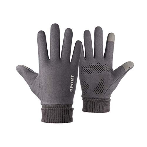 NICOLIE Hombres Mujeres Guantes De Invierno Pantalla Táctil Cálida Guantes De Conducción De Ciclismo Antideslizantes - Azul Oscuro