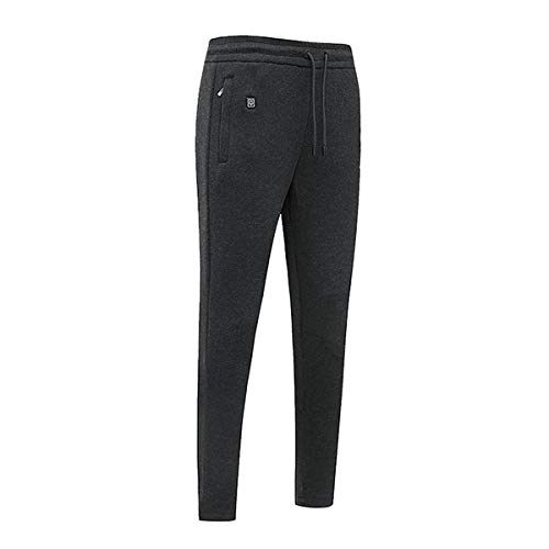 NICOLIE Hombres Mujeres Pantalones Térmicos Eléctricos Calentador Invierno Cálido Pantalones De Ocio Alimentados por USB - SG