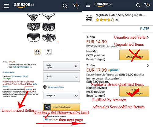 Nightaste Bragas transpirables suaves de encaje con tanga de encaje para mujer [Estilo1 -Medio ]