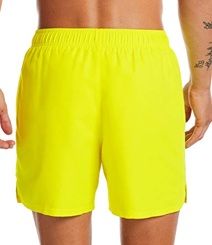 NIKE 5 Volley Short Bañador, Hombre, Lemon Venom, M