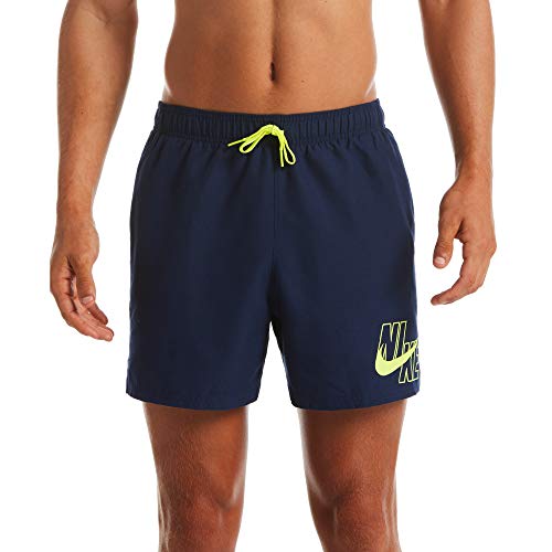 NIKE 5 Volley Short Bañador, Hombre, Midnight Navy, XL
