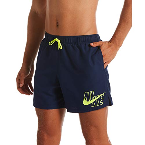 NIKE 5 Volley Short Bañador, Hombre, Midnight Navy, XL