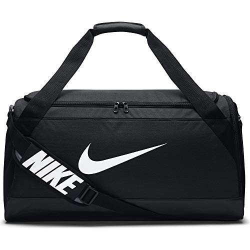 Nike BA5334 2018 Bolsa de deporte 45 cm, 61 litros, Negro/Blanco