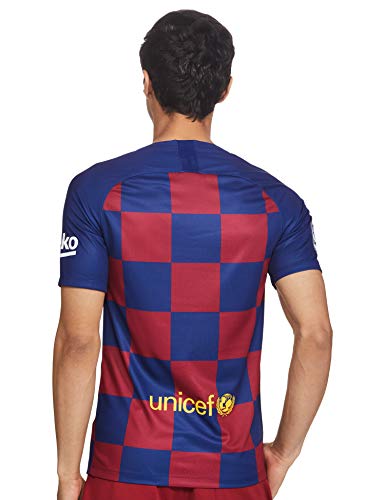 NIKE Barcelona 2019/2020 Camiseta, Hombre, Azul (1ª Equipación), L
