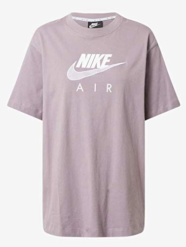 NIKE Camiseta para Mujer Air BF Top Purple Smoke/White M