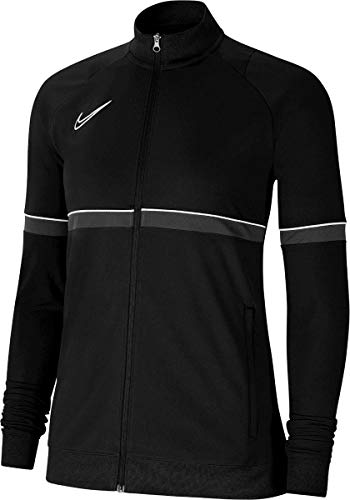 NIKE Chaqueta para mujer Academy 21 Track Jacket, Mujer, CV2677-014, negro/blanco/gris oscuro, large