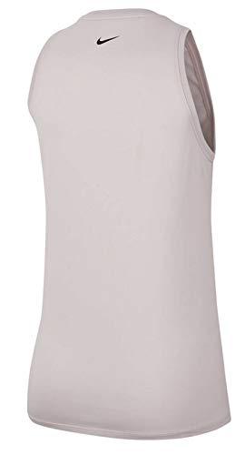 NIKE Dry Leg Novelty Camiseta de Tirantes, Mujer, Barely Rose/Black, Large