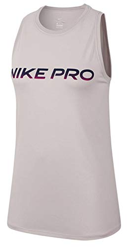 NIKE Dry Leg Novelty Camiseta de Tirantes, Mujer, Barely Rose/Black, Large
