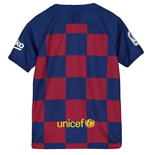 NIKE FCB Y Nk BRT Stad JSY SS Hm Camiseta, Unisex niños, Deep Royal Blue/Varsity Maize, M