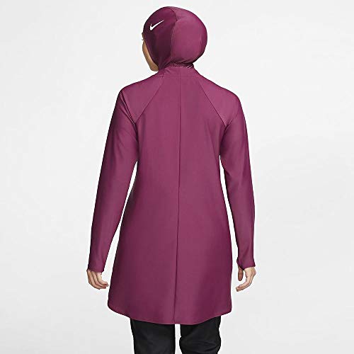 NIKE Long Sleeve Tunic To Camiseta de Manga Larga, Mujer, Villain Red, L