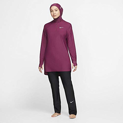 NIKE Long Sleeve Tunic To Camiseta de Manga Larga, Mujer, Villain Red, L