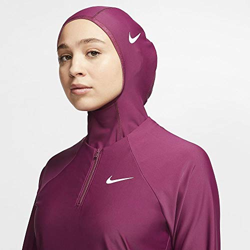 NIKE Long Sleeve Tunic To Camiseta de Manga Larga, Mujer, Villain Red, L