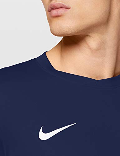 Nike LS Park Vi JSY Camiseta de Manga Larga, Hombre, Azul Marino (Midnight Navy/White), L