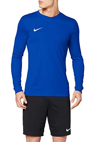 Nike LS Park Vi JSY Camiseta de Manga Larga, Hombre, Azul (Royal Blue/White), M