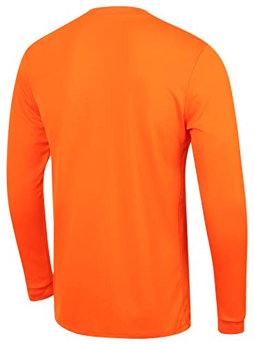 Nike LS Park Vi JSY Camiseta de Manga Larga, Hombre, Naranja (Safety Orange/Black), M