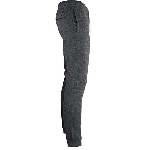 NIKE M CFD Pant FLC TM Club19 Pantalones de Deporte, Hombre, Charcoal Heathr/White/White