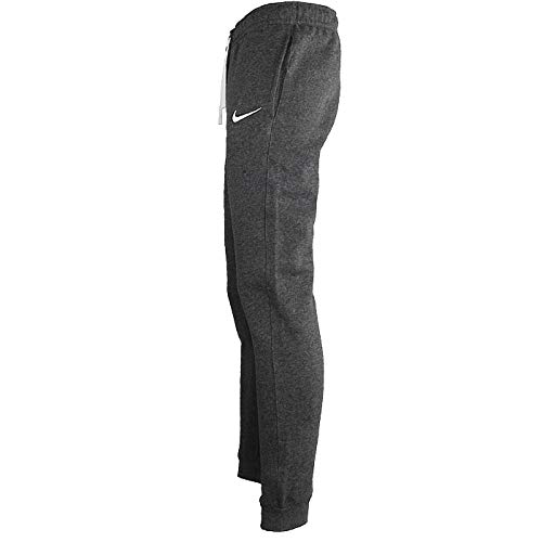NIKE M CFD Pant FLC TM Club19 Pantalones de Deporte, Hombre, Charcoal Heathr/White/White